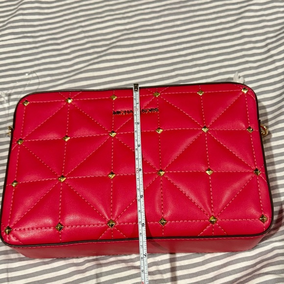 Michael Kors Red Quilted Crossbody Bag - Picture 5 of 9